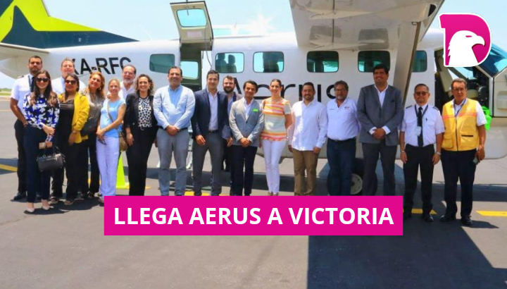  Inauguran primer vuelo de Aerus en Victoria