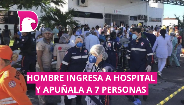  Hombre ingresa a hospital y apuñala a 7 personas