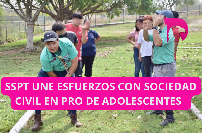  SSPT une esfuerzos con sociedad civil en pro de adolescentes.