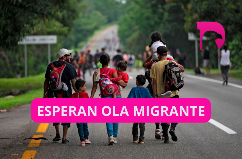  Esperan ola migrante