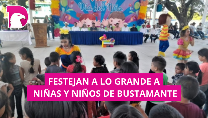  Festejan a lo grande a niños y niñas de Bustamante