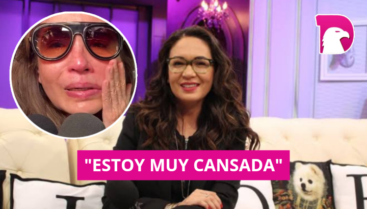  Yolanda Andrade habla entre lágrimas sobre su estado de salud.