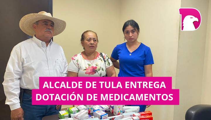  Antonio Leija  entrega medicamento a Casa de Salud en Gallos Grandes