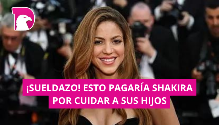  Shakira estaría buscando niñera y revela cuánto pagará