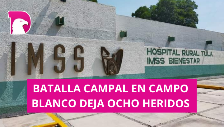  Batalla campal en Campo Blanco deja ocho heridos
