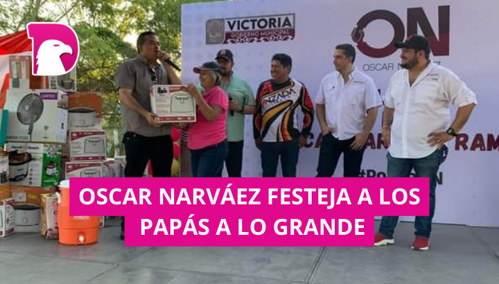  Oscar Narváez festeja a las mamás y papás de Victoria