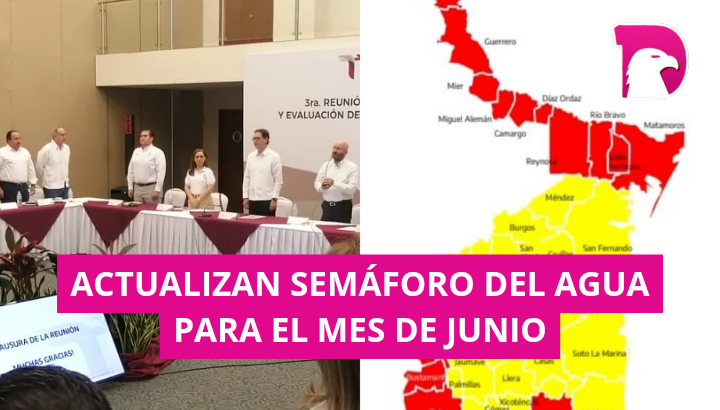  Actualizan semáforo del agua para el mes junio