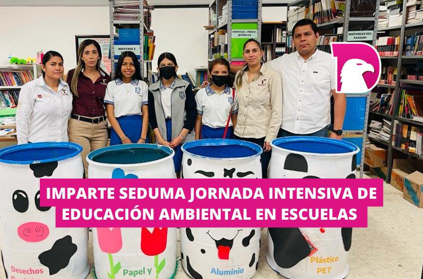  Imparte SEDUMA jornada intensiva de educación ambiental en escuelas