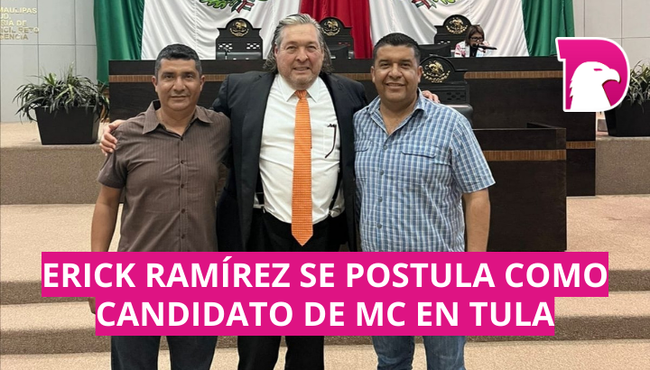  Erick Ramírez se postula como candidato de MC en Tula