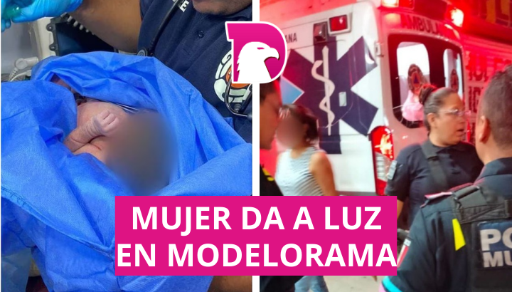  Mujer da a luz en un Modelorama