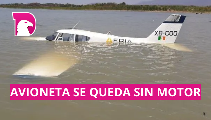  Aeronave realiza acuatizaje en el Lago de Chapala