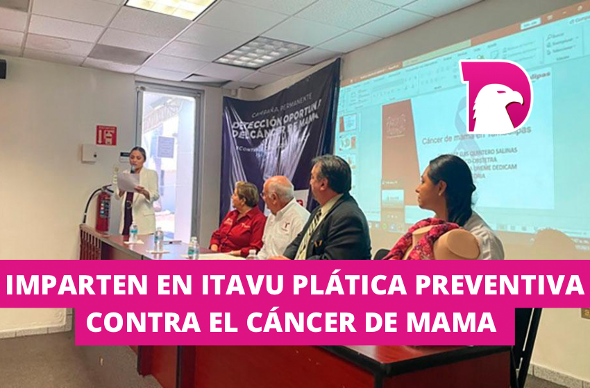  Imparten en ITAVU plática preventiva contra el cáncer de mama