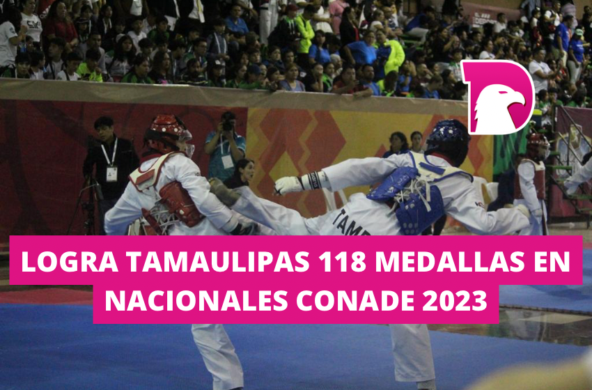  Logra Tamaulipas 118 medallas en Nacionales CONADE 2023