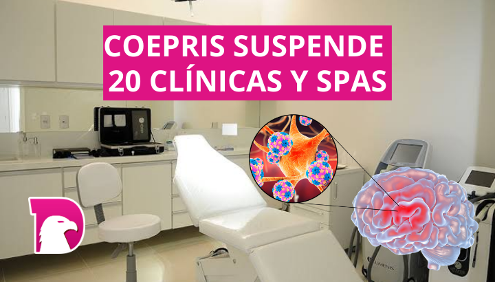  Coepris suspende 20 clínicas y spas