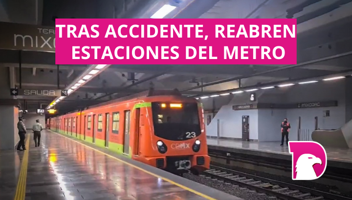  Tras dos años, reabren estaciones de la Línea 12 del Metro