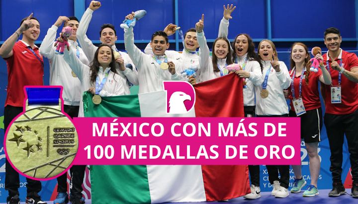  Mexicanos superan las 100 medallas de oro en los Juegos Centroamericanos 2023