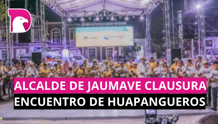  Alcalde de Jaumave clausura el décimo tercer encuentro de huapangueros
