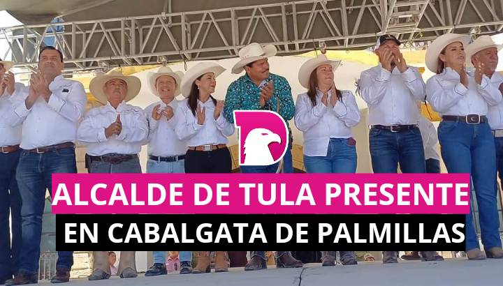  Antonio Leija Villarreal hace región al participar en cabalgata de Palmillas