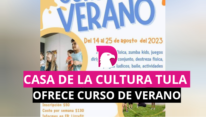  Casa de la Cultura Tula ofrece curso de verano