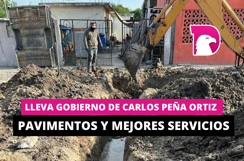  Lleva Gobierno de Carlos Peña Ortiz pavimento y mejores servicios