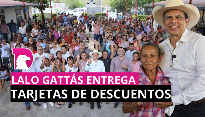  Lalo Gattás entrega tarjetas a beneficiarios del programa AMA