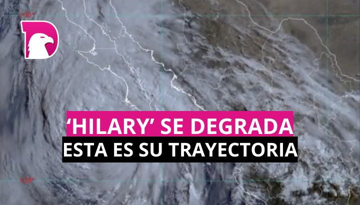  ‘Hilary’ se degrada a categoría 3; esta es su trayectoria