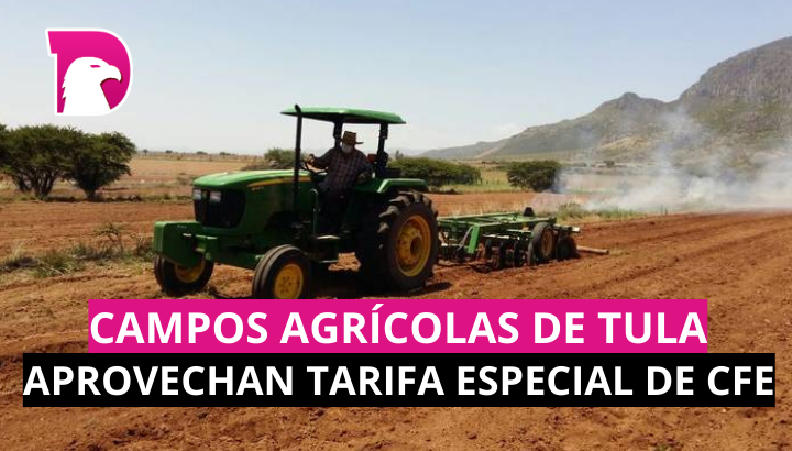  Campos agrícolas en Tula aprovechan tarifa preferencial de la CFE