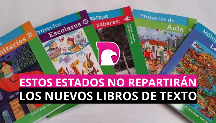  Estos estados no repartirán los nuevos libros de texto