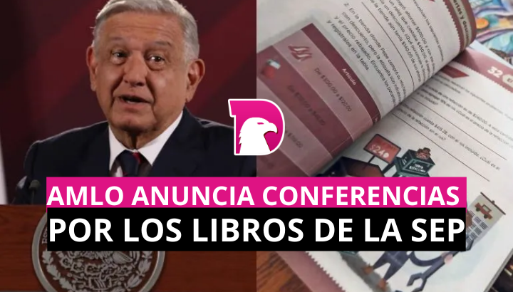  AMLO anuncia conferencias por los libros de la SEP