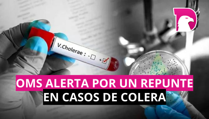  OMS alerta de un repunte en casos de cólera