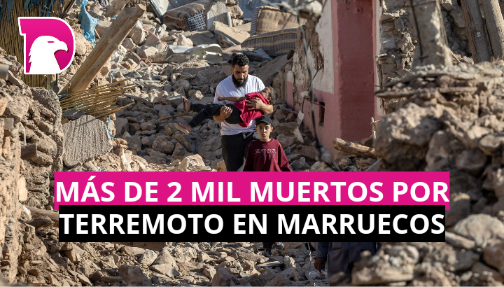  Más de 2 mil muertos por terremoto Marruecos