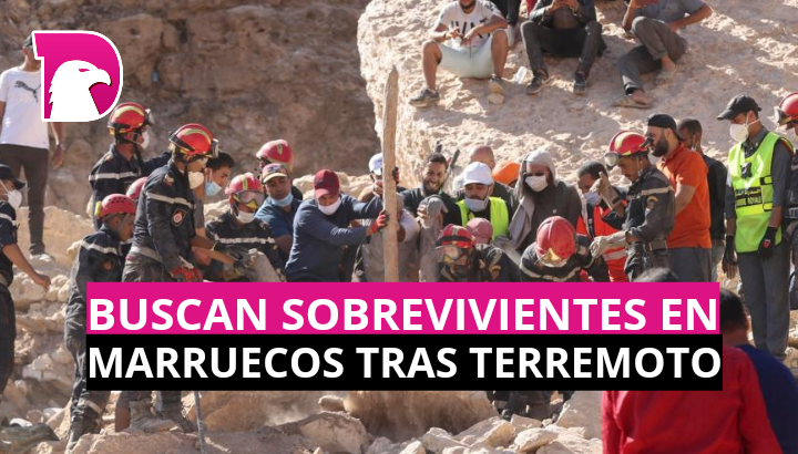  Buscan entre olor a muerto y temblores a sobrevivientes de sismo en Marruecos