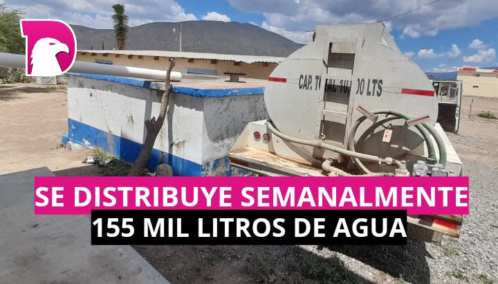  Municipio de Tula distribuye 155 mil litros de agua a familias de la carretera