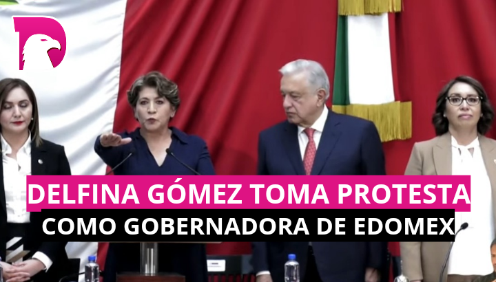  Delfina Gómez toma protesta como gobernadora de Edomex