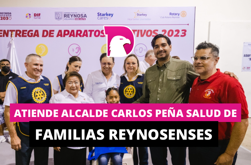  Atiende Alcalde Carlos Peña Ortiz salud de familias Reynosenses