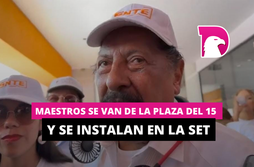  Maestros se van de la Plaza del 15 y se instalan en la SET