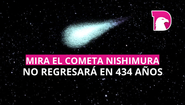  Mira el Cometa Nishimura, no regresará en 434 años