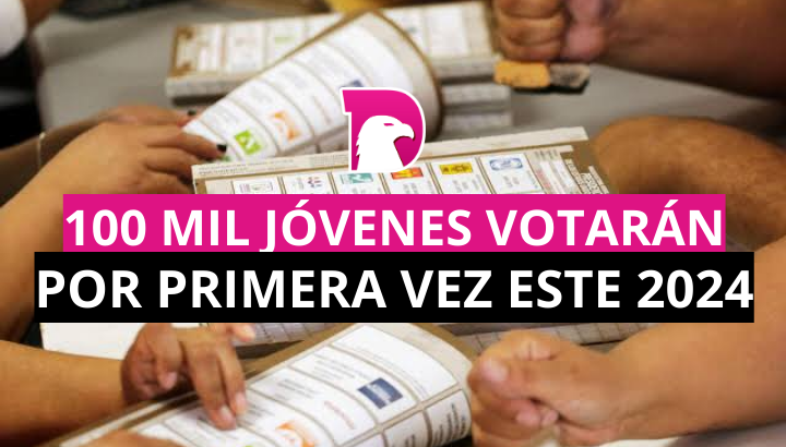  100 mil jóvenes votarán por primera vez en elecciones de 2024