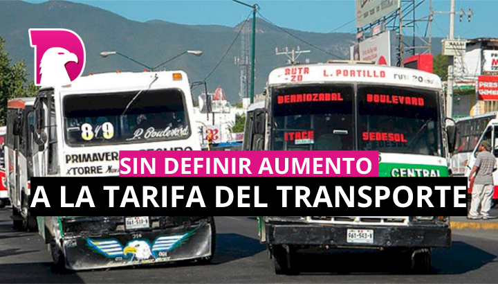  Sin definir aumento a la tarifa del transporte