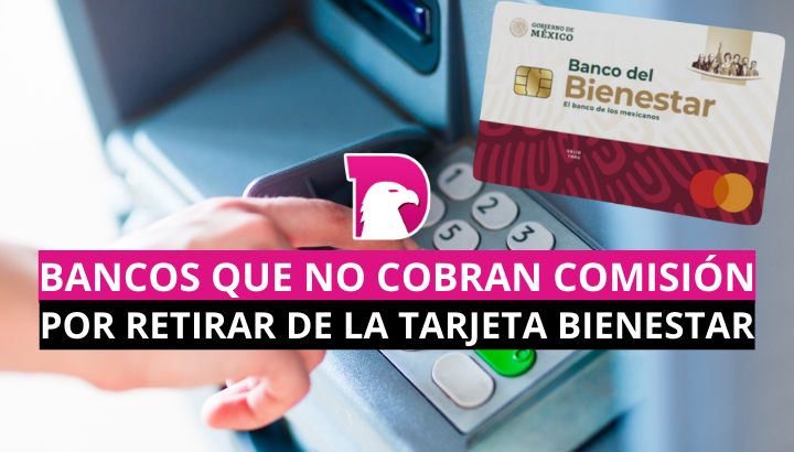  Bancos que no cobran comisión por retirar de la Tarjeta Bienestar