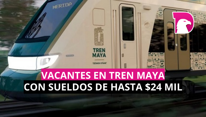  Vacantes en Tren Maya, con sueldos de hasta $24 mil