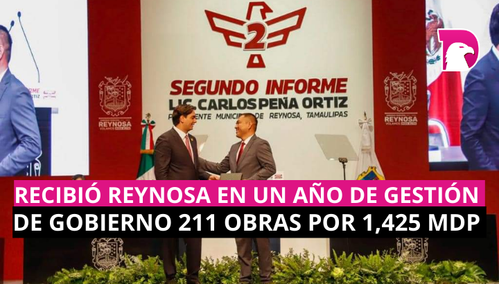  Recibió Reynosa en un año de gestión de Gobierno 211 obras por 1,425 MDP