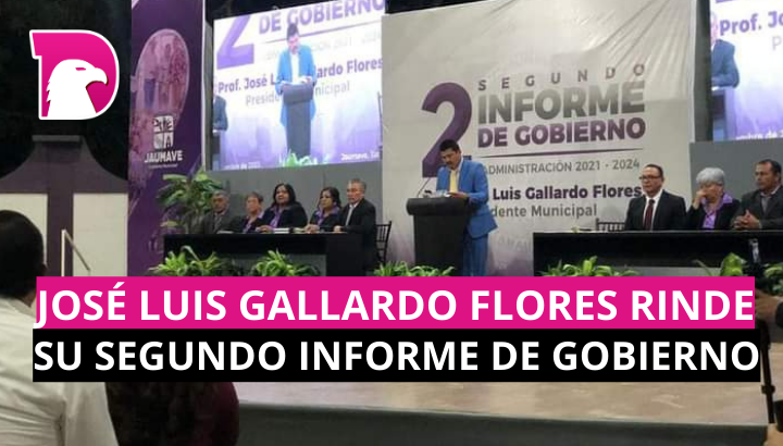  Jose Luis Gallardo Flores rinde su Segundo Informe de Gobierno