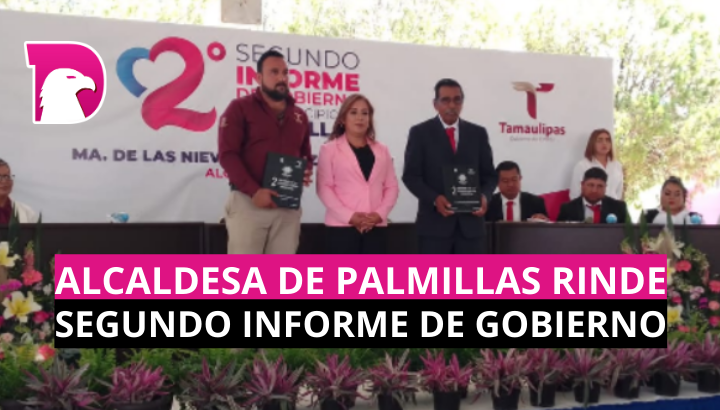  Alcaldesa de Palmillas rinde su segundo informe de gobierno