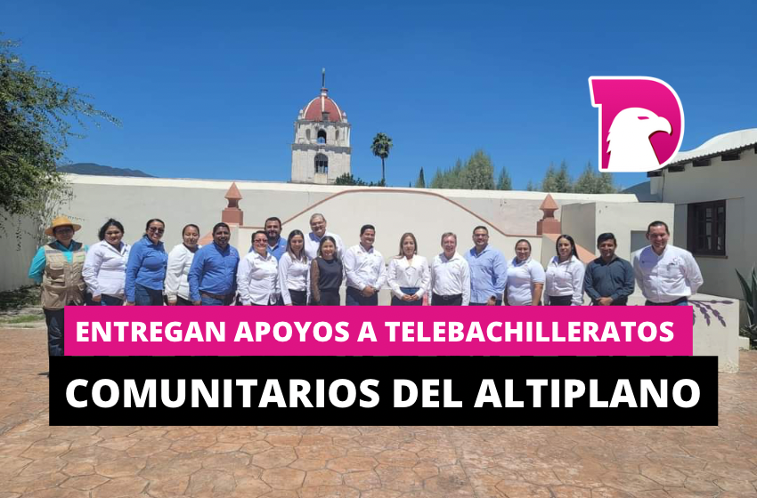  Entregan apoyos a Telebachilleratos Comunitarios del Altiplano