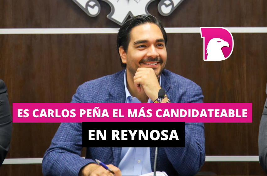  Es Carlos Peña el más candidateable en Reynosa