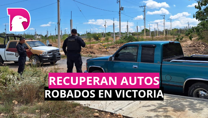  Recuperan autos robados en Victoria
