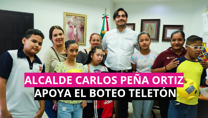  Alcalde Carlos Peña Ortiz apoya Boteo Teletón 2023