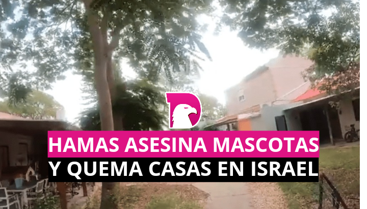  Hamas asesina mascotas y quema casas en Israel