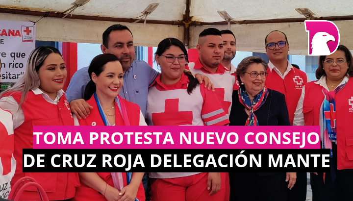  Toma protesta nuevo Consejo de Cruz Roja Mexicana Delegación Mante